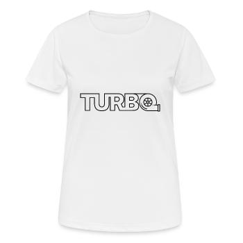 Turbo - Women's Breathable T-Shirt - white - Front - AI Model Female 172 dark (172cm)