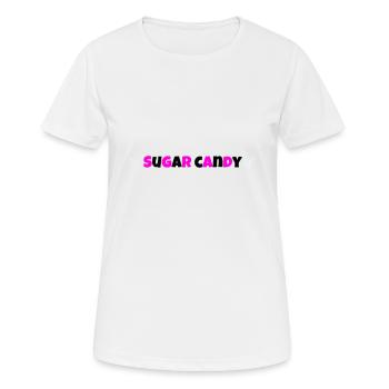 Sugar candy - Women's Breathable T-Shirt - white - Front - AI Model Female 172 dark (172cm)