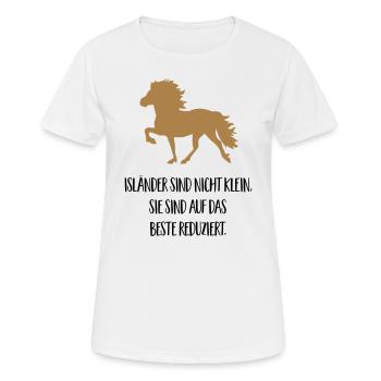 isländer - Frauen T-Shirt atmungsaktiv - Weiß - Vorne - AI Model Female 172 dark (172cm)