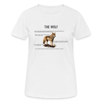 Wolf Smart Design Für Jungen Und Mädchen - Frauen T-Shirt atmungsaktiv - Weiß - Vorne - AI Model Female 172 dark (172cm)