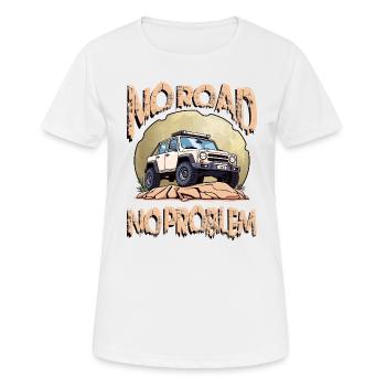 Off-Road Vehicle Driver - Women's Breathable T-Shirt - white - Front - AI Model Female 172 dark (172cm)