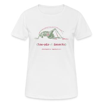 Pix Cricket - T-shirt respirant Femme - blanc - Devant - AI Model Female 172 dark (172cm)