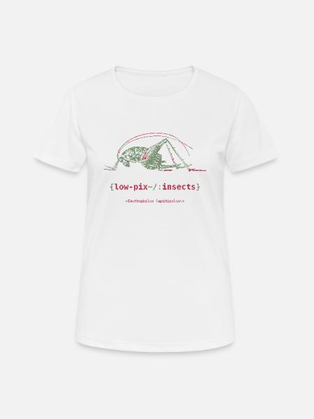 Pix Cricket - Frauen T-Shirt atmungsaktiv - Weiß