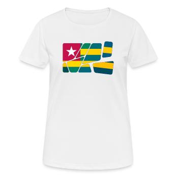 Togo - Women's Breathable T-Shirt - white - Front - AI Model Female 172 dark (172cm)