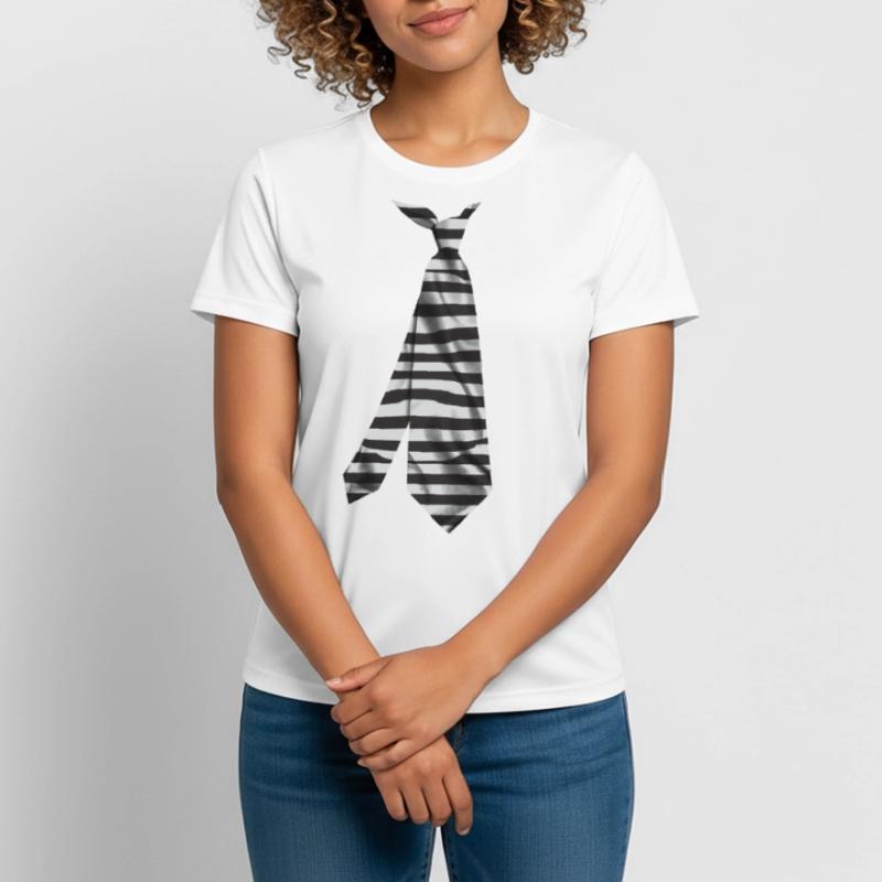 cravate Krawatte corbata stropdas solmio T-shirt respirant Femme