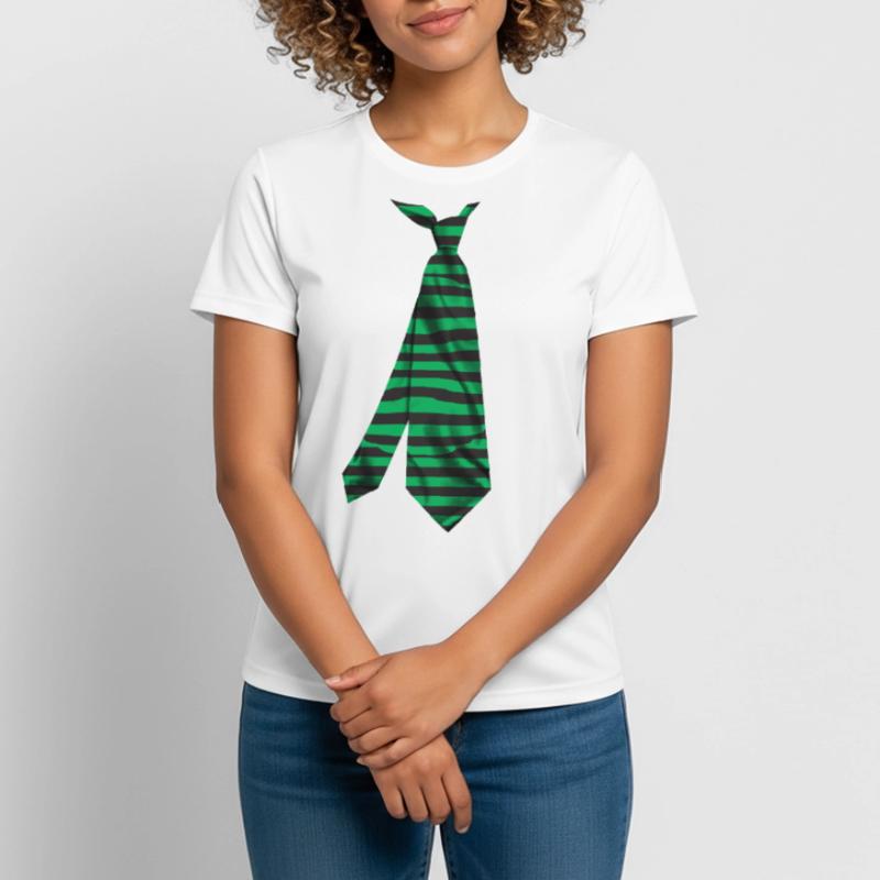 cravate Krawatte cravate stropdas corbata solmio T-shirt respirant Femme