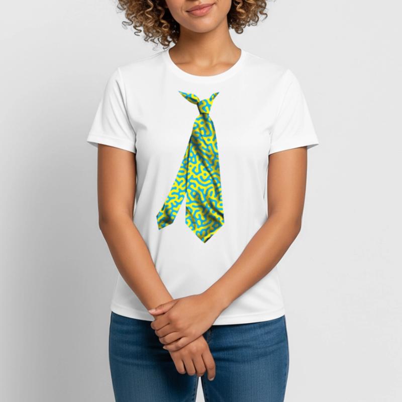 cravate Krawatte cravate corbata stropdas solmio T-shirt respirant Femme