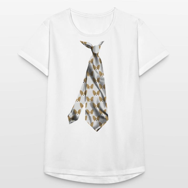 cravate Krawatte stropdas corbata solmio T-shirt respirant Femme