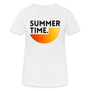 Summer Time - Sunset - Women's Breathable T-Shirt - white - Front - AI Model Female 172 dark (172cm)