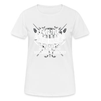 Wikinger Familie Krieger Sprüche neu Odin Geschenk - Frauen T-Shirt atmungsaktiv - Weiß - Vorne - AI Model Female 172 dark (172cm)