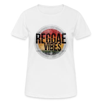 Reggae Vibes - T-shirt respirant Femme - blanc - Devant - AI Model Female 172 dark (172cm)