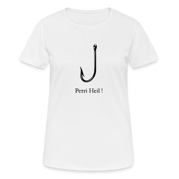 Petri salvation angel happiness gift idea - Women's Breathable T-Shirt - white - Front - AI Model Female 172 dark (172cm)