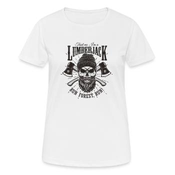 Lumberjack - Women's Breathable T-Shirt - white - Front - AI Model Female 172 dark (172cm)