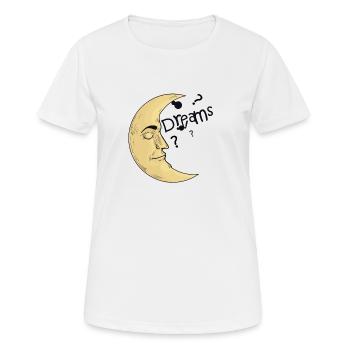 Dreams Shirt - Frauen T-Shirt atmungsaktiv - Weiß - Vorne - AI Model Female 172 dark (172cm)