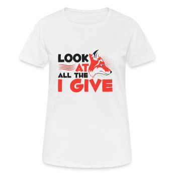The Pretty Fuchs - T-shirt respirant Femme - blanc - Devant - AI Model Female 172 dark (172cm)
