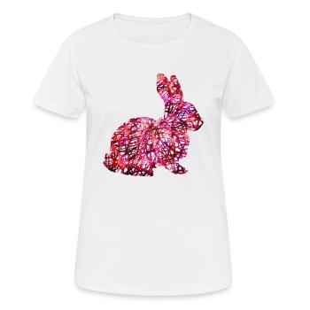 Easter Bunny Bunny Pink Gift Gift Idea - Women's Breathable T-Shirt - white - Front - AI Model Female 172 dark (172cm)