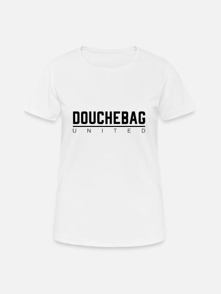 DOUCHEBAG UNITED - Women's Breathable T-Shirt - white