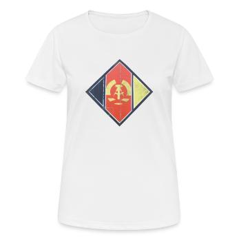 GDR pourri idée de cadeau idée - T-shirt respirant Femme - blanc - Devant - AI Model Female 172 dark (172cm)