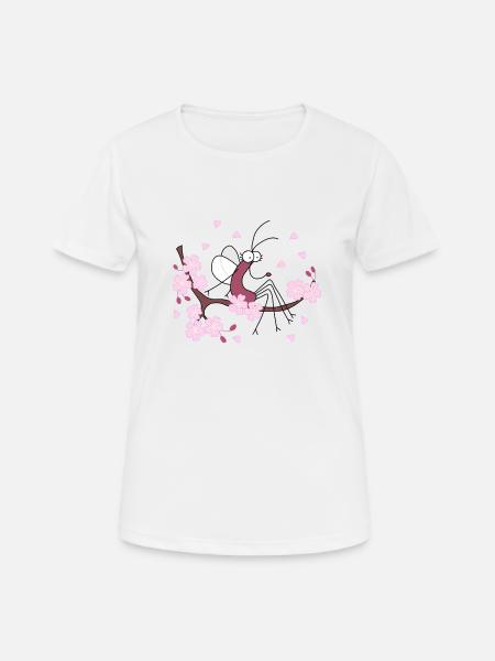 Djen Wana Cherry Blossom - Women's Breathable T-Shirt - white