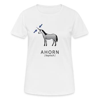 érable - T-shirt respirant Femme - blanc - Devant - AI Model Female 172 dark (172cm)