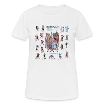buenos aires tango - Women's Breathable T-Shirt - white - Front - AI Model Female 172 dark (172cm)
