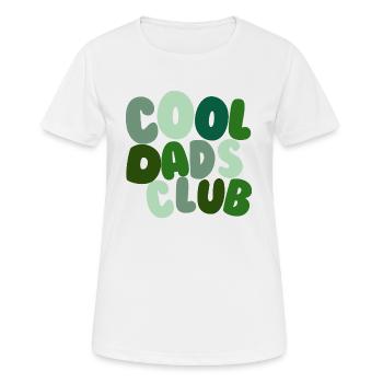Cool Dads Club Vert - T-shirt respirant Femme - blanc - Devant - AI Model Female 172 dark (172cm)
