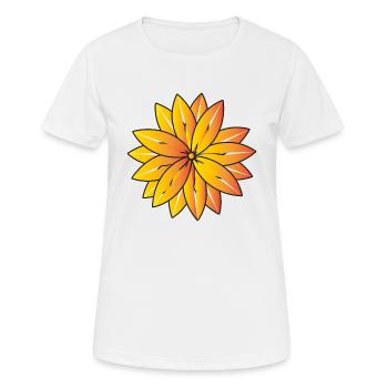 Flower - Flower - Women's Breathable T-Shirt - white - Front - AI Model Female 172 dark (172cm)