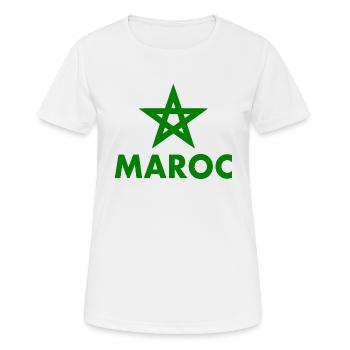 Morocco - Women's Breathable T-Shirt - white - Front - AI Model Female 172 dark (172cm)