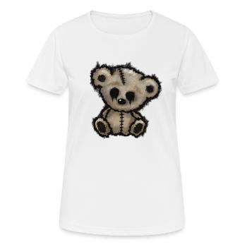 teddy - Women's Breathable T-Shirt - white - Front - AI Model Female 172 dark (172cm)