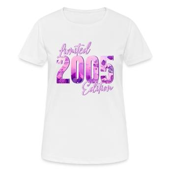 2005 Born birthday woman - Women's Breathable T-Shirt - white - Front - AI Model Female 172 dark (172cm)