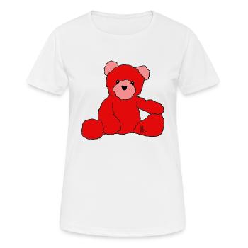 Teddy - Women's Breathable T-Shirt - white - Front - AI Model Female 172 dark (172cm)