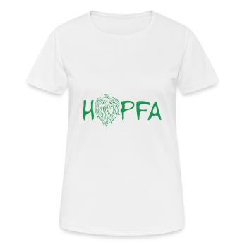 hop - Women's Breathable T-Shirt - white - Front - AI Model Female 172 dark (172cm)