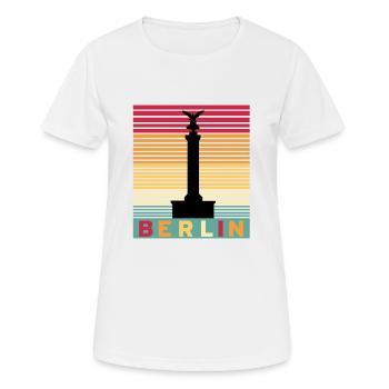 Berlin Victory Column - Women's Breathable T-Shirt - white - Front - AI Model Female 172 dark (172cm)