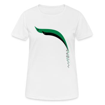 Bubble Fish - Women's Breathable T-Shirt - white - Front - AI Model Female 172 dark (172cm)