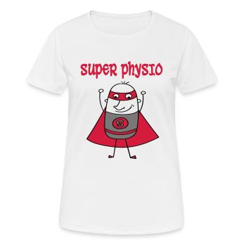 Physio - T-shirt respirant Femme - blanc - Devant - AI Model Female 172 dark (172cm)