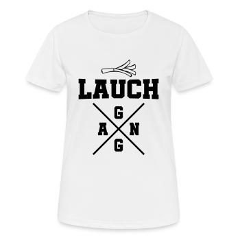 lauch gang - Frauen T-Shirt atmungsaktiv - Weiß - Vorne - AI Model Female 172 dark (172cm)