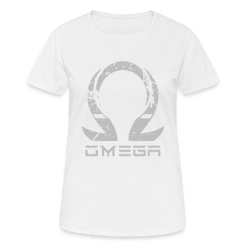 oméga - T-shirt respirant Femme - blanc - Devant - AI Model Female 172 dark (172cm)