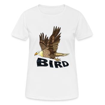Bird - Women's Breathable T-Shirt - white - Front - AI Model Female 172 dark (172cm)