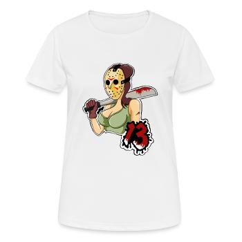 Lady 13 - T-shirt respirant Femme - blanc - Devant - AI Model Female 172 dark (172cm)