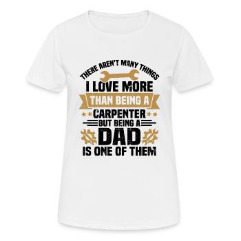 Vater zu sein ist eine davon, Geschenk für Vater - Frauen T-Shirt atmungsaktiv - Weiß - Vorne - AI Model Female 172 dark (172cm)