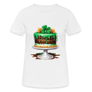 Birthday Cake / Cake / Happy Birthday / Cake - Women's Breathable T-Shirt - white - Front - AI Model Female 172 dark (172cm)