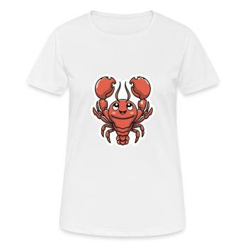 Lobster Lover - Women's Breathable T-Shirt - white - Front - AI Model Female 172 dark (172cm)