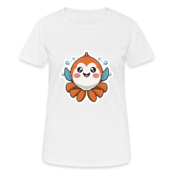 Clownfish Lover - Women's Breathable T-Shirt - white - Front - AI Model Female 172 dark (172cm)