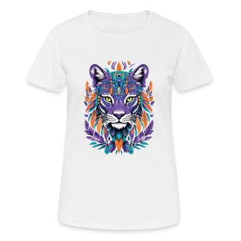 Spiritual Mandala Design - Women's Breathable T-Shirt - white - Front - AI Model Female 172 dark (172cm)