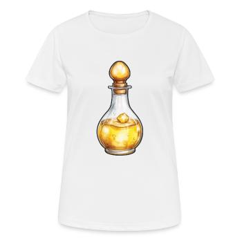 Ästhetisches Zaubertrank Gaming Design Streetwear - Frauen T-Shirt atmungsaktiv - Weiß - Vorne - AI Model Female 172 dark (172cm)