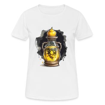 Esthétique Potion Magique Gaming Design Iconique - T-shirt respirant Femme - blanc - Devant - AI Model Female 172 dark (172cm)