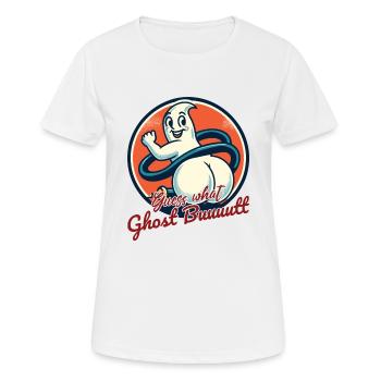 Halloween Kostüm Gespenstische Party Geister - Frauen T-Shirt atmungsaktiv - Weiß - Vorne - AI Model Female 172 dark (172cm)