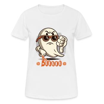 Booing fantôme drôle fantôme Halloween design - T-shirt respirant Femme - blanc - Devant - AI Model Female 172 dark (172cm)