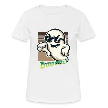 Booing fantôme drôle fantôme Halloween design - T-shirt respirant Femme - blanc - Devant - AI Model Female 172 dark (172cm)