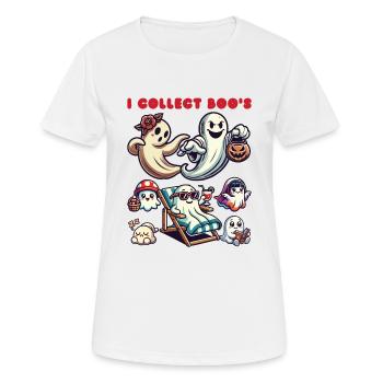 Funny Ghost Collectible Vintage Retro Design - Women's Breathable T-Shirt - white - Front - AI Model Female 172 dark (172cm)